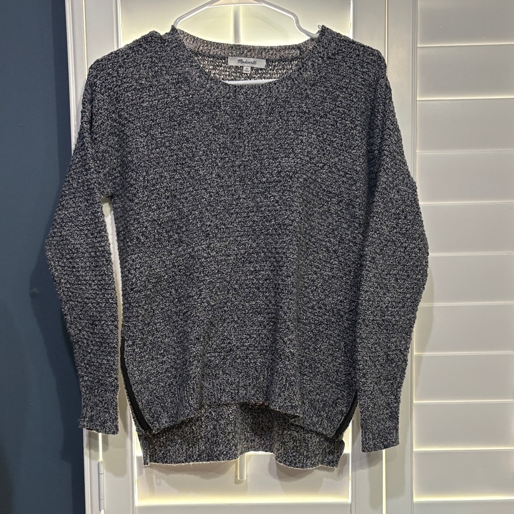 Madewell Gray Crew Neck Sweater